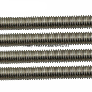Metric SS316 SS304 stainless steel threaded rod DIN 975 DIN976