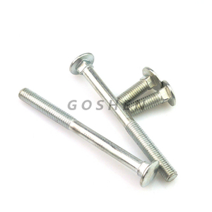 316 Stainless Steel Flat Head Metric M6 Carriage Bolt